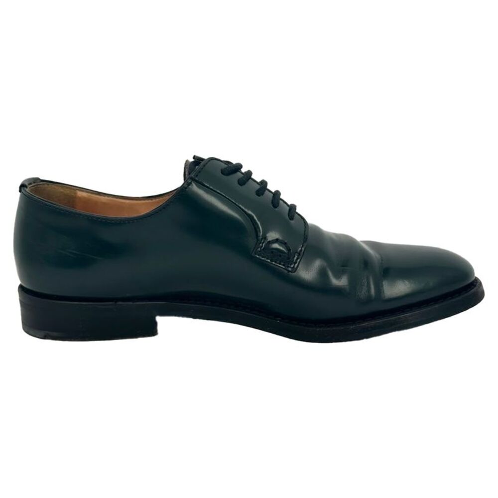 Church's Shannon Lace-Up Derby Shoes in Olive Leather